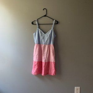 CYNTHIA ROWLEY - SIZE 4 - COLOR BLOCK MINI DRESS